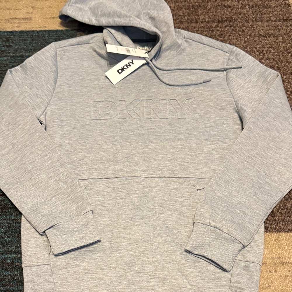 DKNY gray Hooded sweatshirt Women’s Size Small